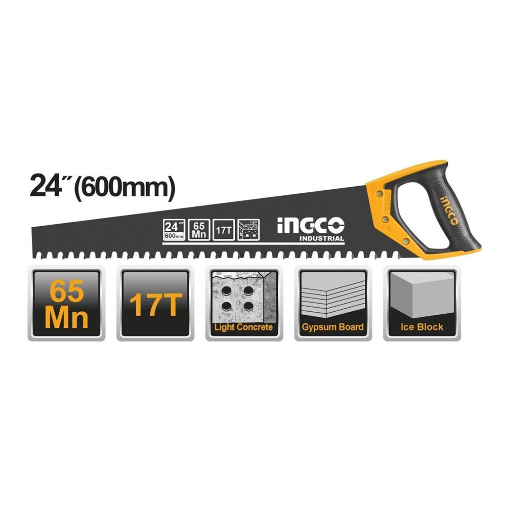 Pílka na pórobetón 600mm Ingco