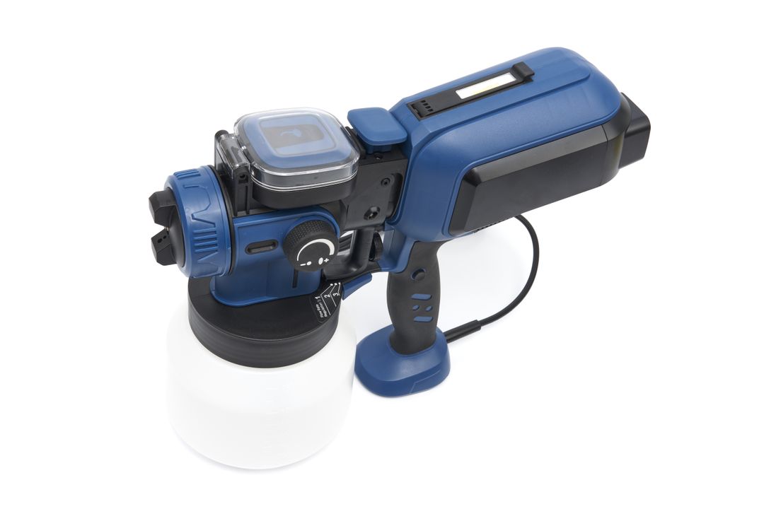 Elektrická striekacia pištoľ 550W 1500ml s LED osvetlením