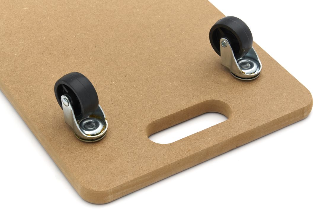 Sada 2 univerzálnych plošinových vozíkov na prepravu 2 x 200 kg 580 x 300 mm hbm