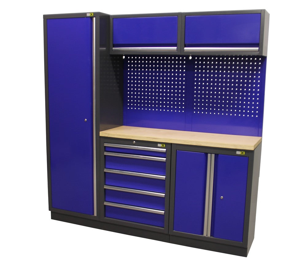 Zostava dielenského kovového nábytku model 2