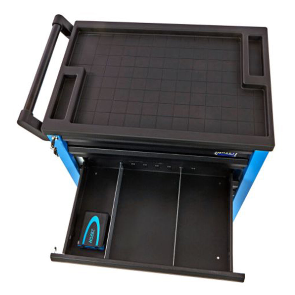 Skrinka Hazet so 7 zásuvkami, vybavená náradím 121 kusov