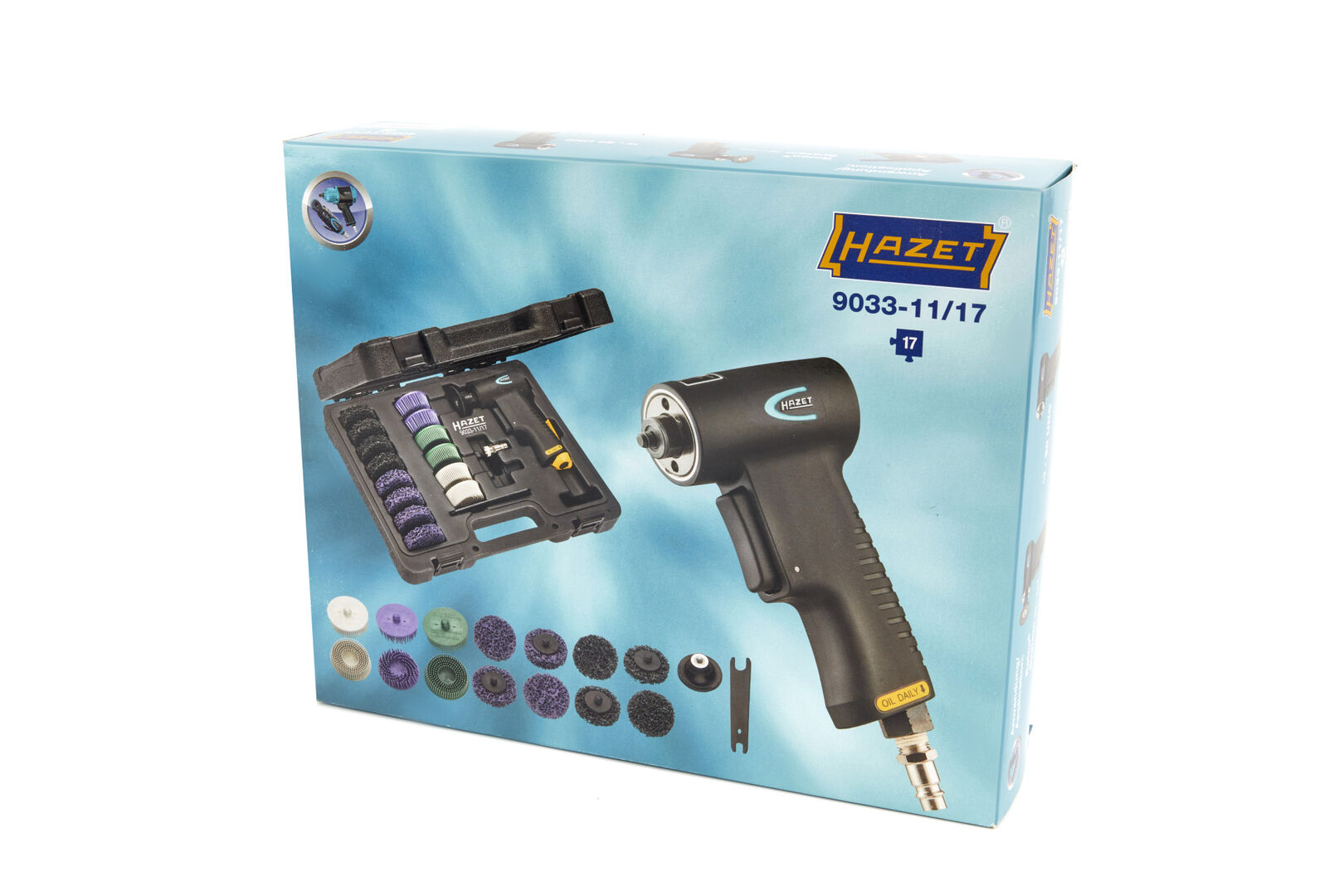 Sada pištoľovej brúsky s príslušenstvom hazet