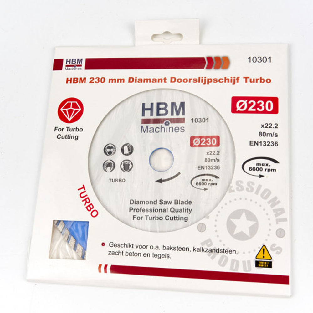 Diamantový rezný kotúč turbo 230mm HBM