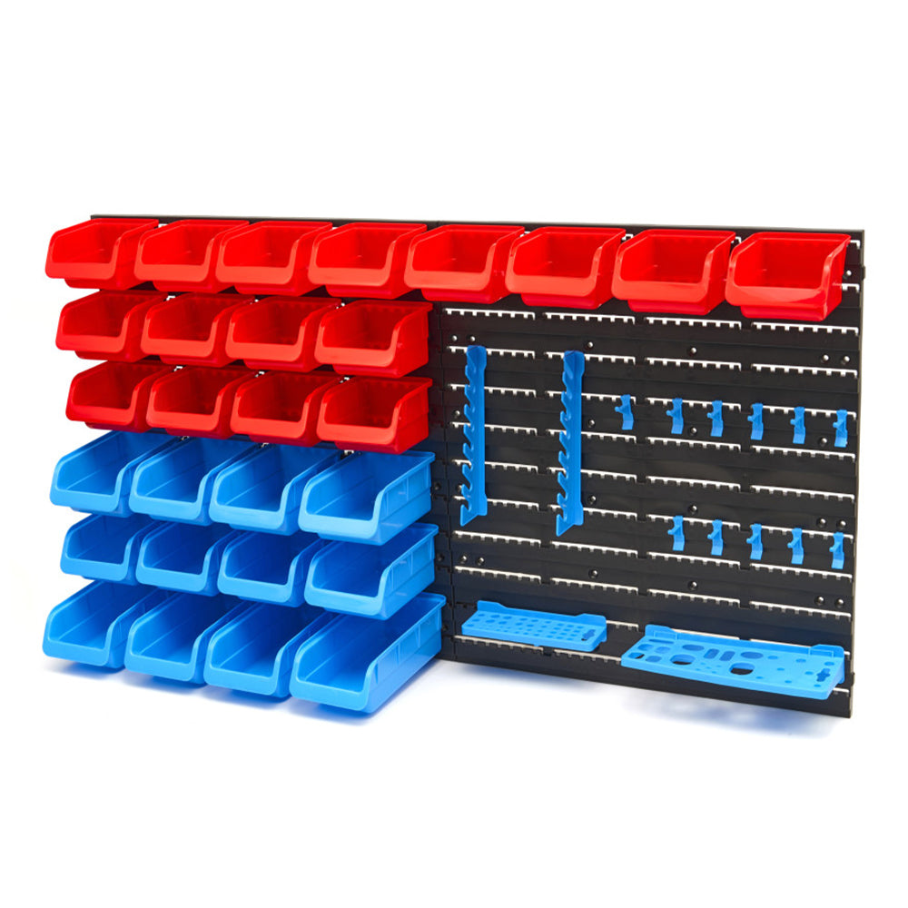 Panel na náradie - nástenný organizér 43 dielov HBM