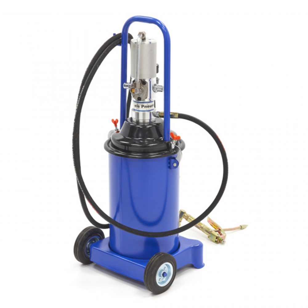 Prenosný pneumatický mazací lis - maznica 12l, 300 - 400bar HBM Machines Holandsko