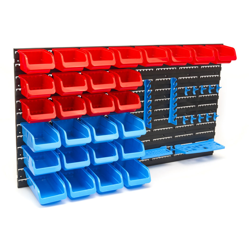 Panel na náradie - nástenný organizér 43 dielov HBM