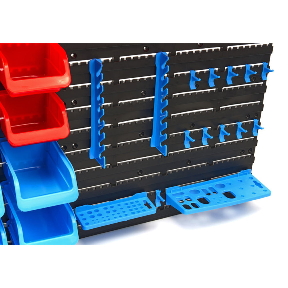 Panel na náradie - nástenný organizér 43 dielov HBM