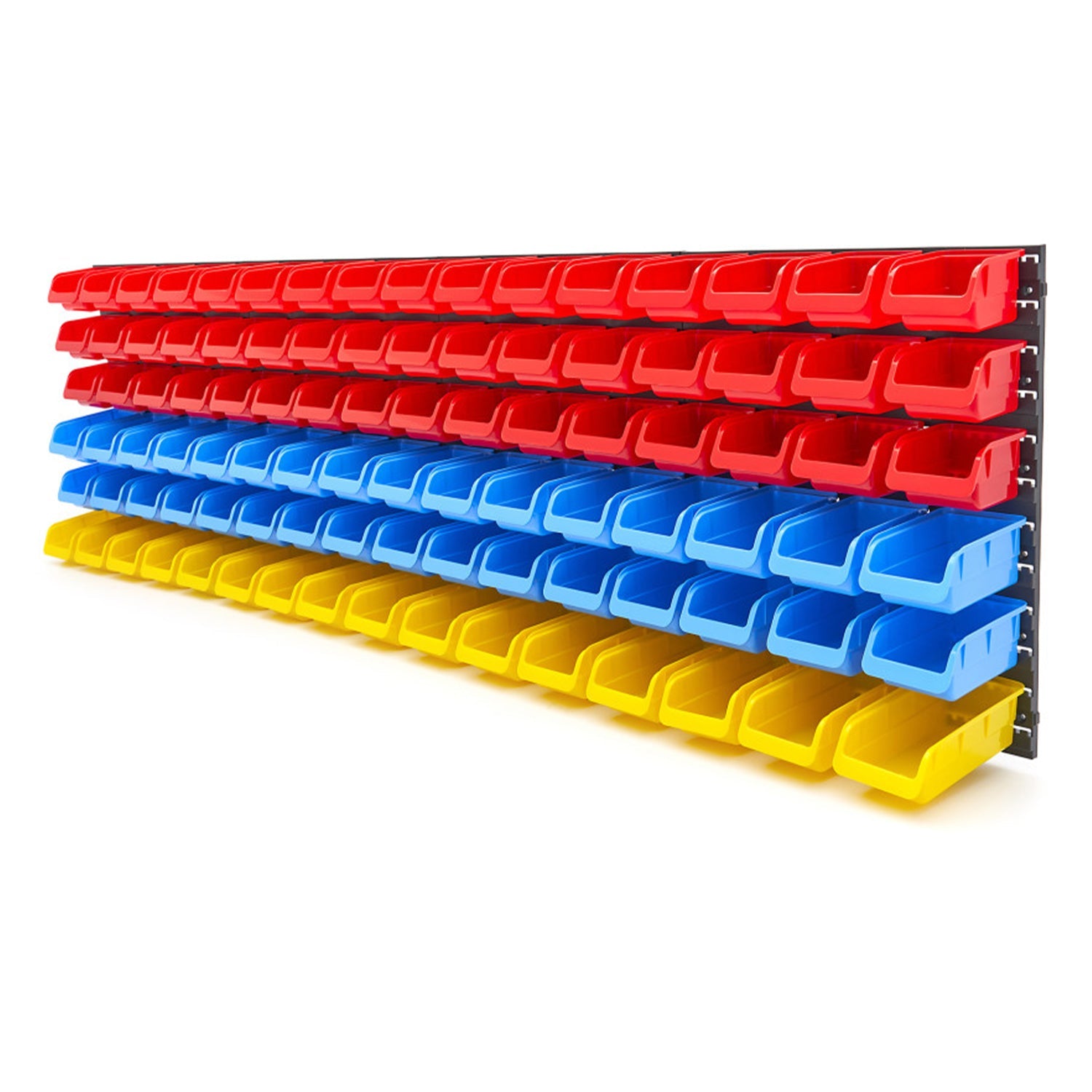 Panel na náradie - nástenný organizér 96 boxov HBM