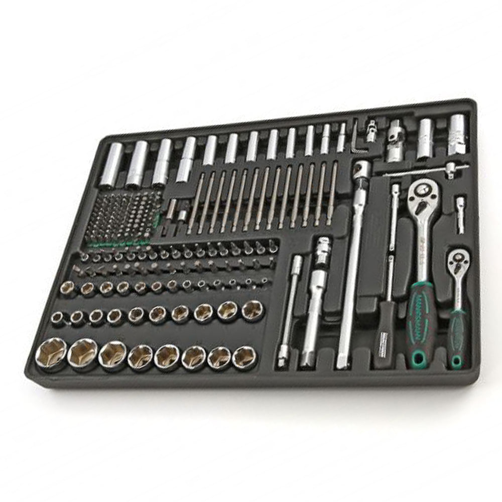 Skrinka Mannesmann so 7 zásuvkami, vybavená náradím 321 kusov