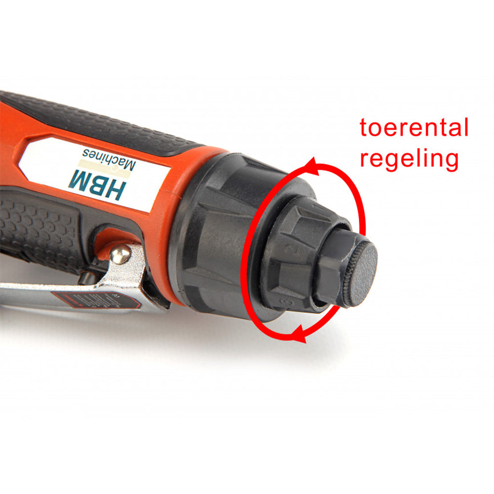 Pneumatická priama brúska dlhá 125mm s reguláciou otáčok HBM