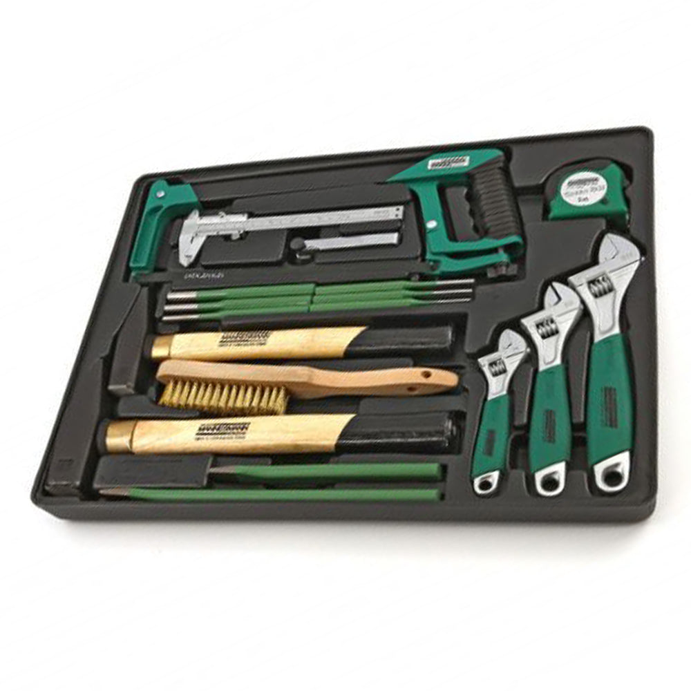 Skrinka Mannesmann so 7 zásuvkami, vybavená náradím 321 kusov