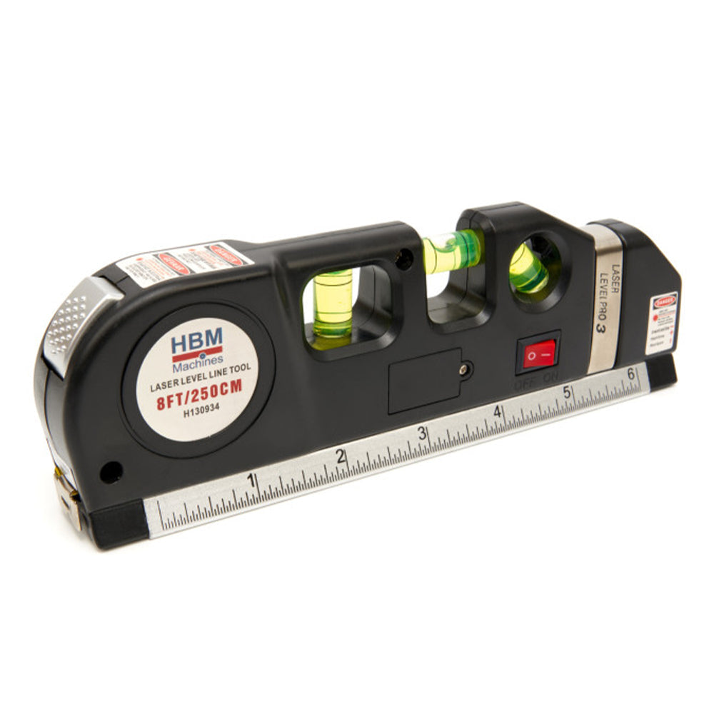 Vodováha so vzduchovou bublinkou 4 v 1 s laserom a integrovaným metrom