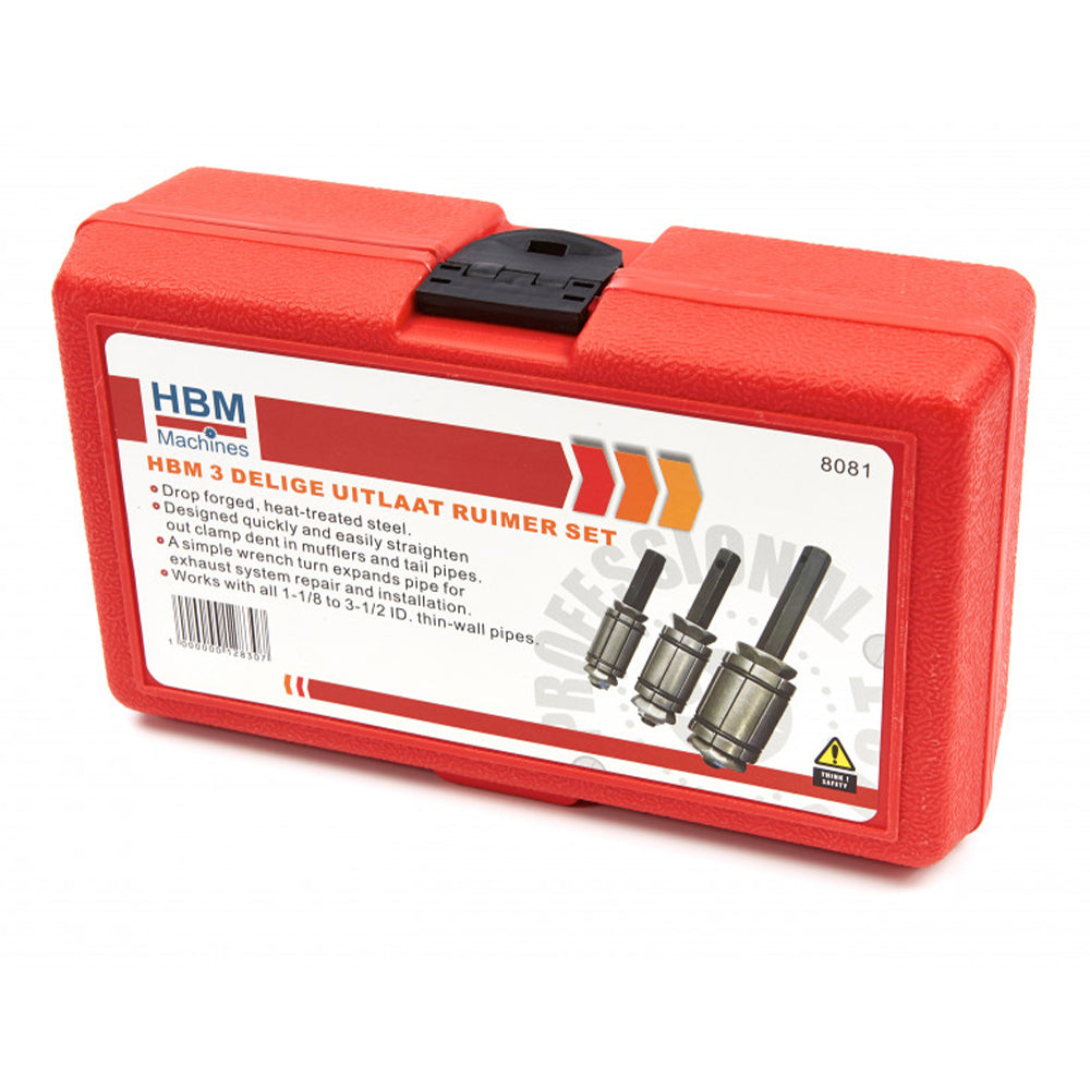 Súprava lisov na roztiahnutie výfukových rúr 28–88 mm 3 kusy hbm