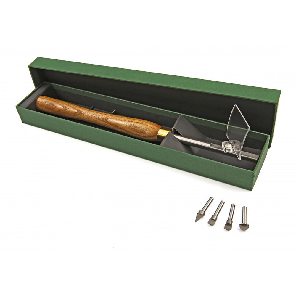 Sústružnícke dláta na drevo so 4 rôznymi vymeniteľnými hlavami – HBM