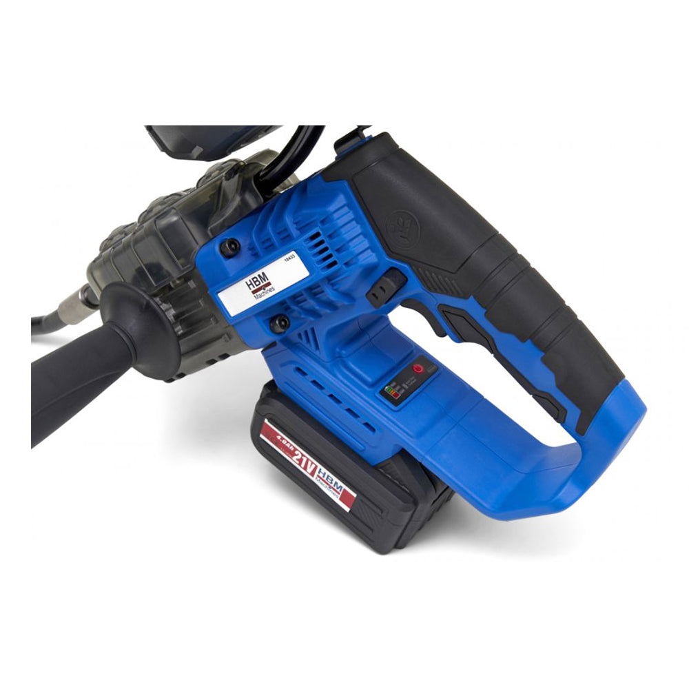 Zariadenie na ťahanie káblov s 2 akumulátormi 21v hbm