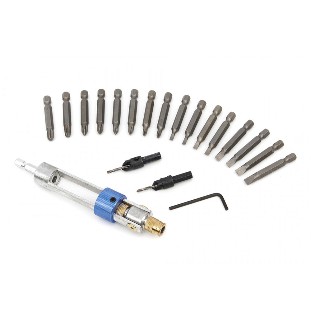 Sada bitov a adaptérov na vŕtačku 20ks HBM