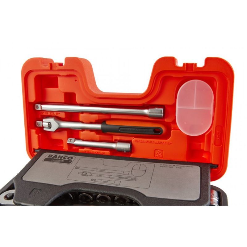 Súprava náradia 1/2, 24 kusov bahco
