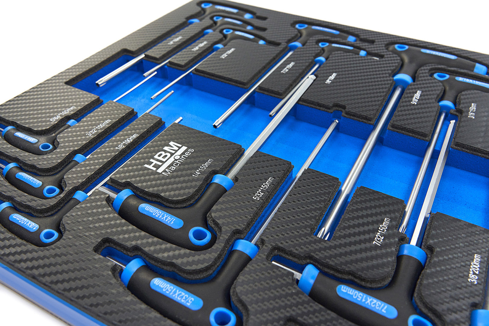 Zásuvkový modul – Torx a Imbus v palcoch s T-rukoväťou, 18 dielov – HBM