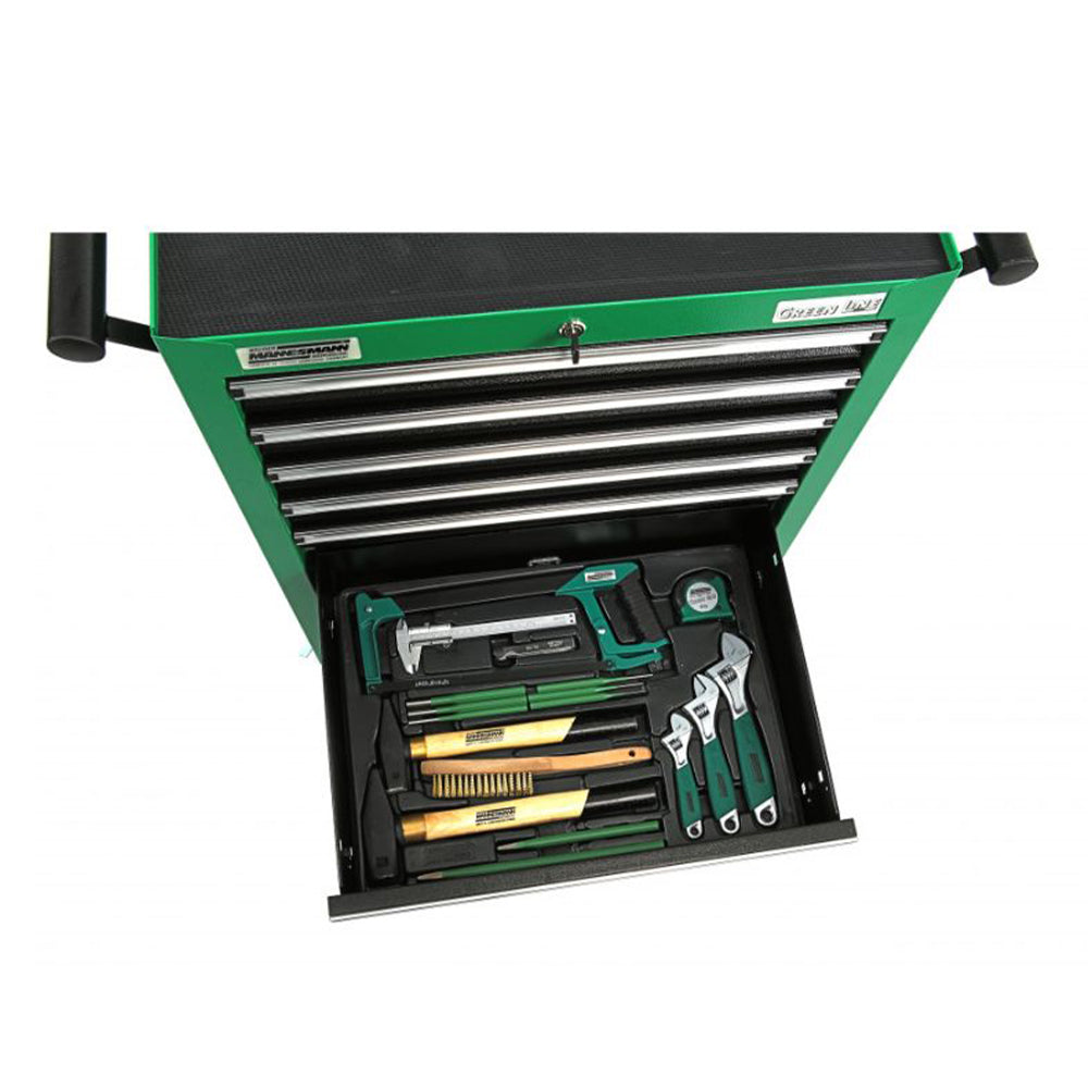 Skrinka Mannesmann so 7 zásuvkami, vybavená náradím 321 kusov