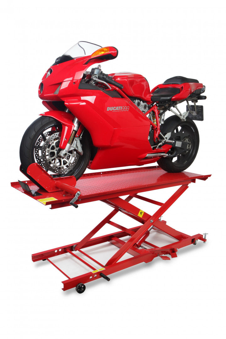 Hydraulický nožnicový zdvihák - zdvíhacia plošina pre motocykle 450kg, premium HBM Machines Holandsko