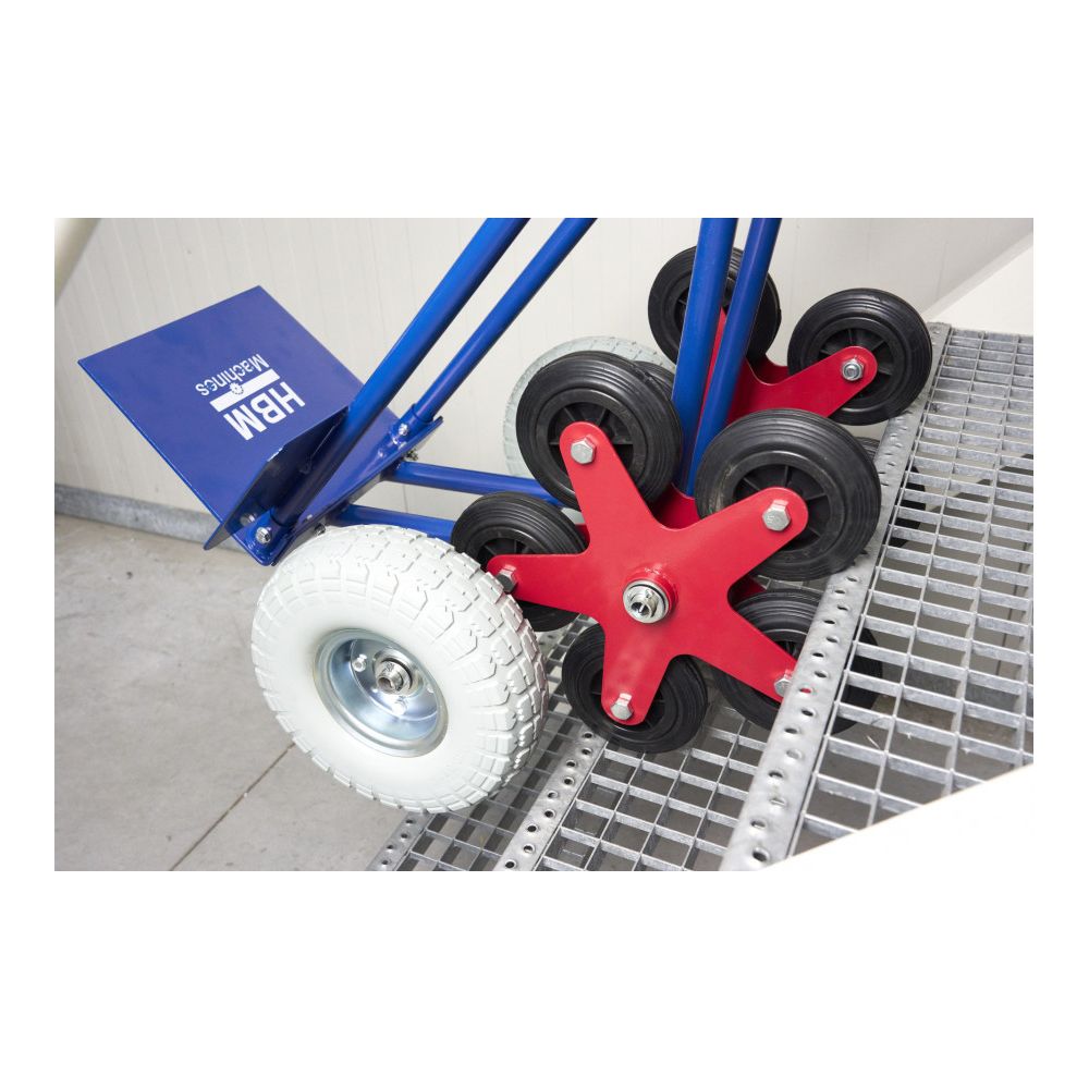 Schodisková rudla - vozík na prepravu tovaru po schodoch 150kg HBM