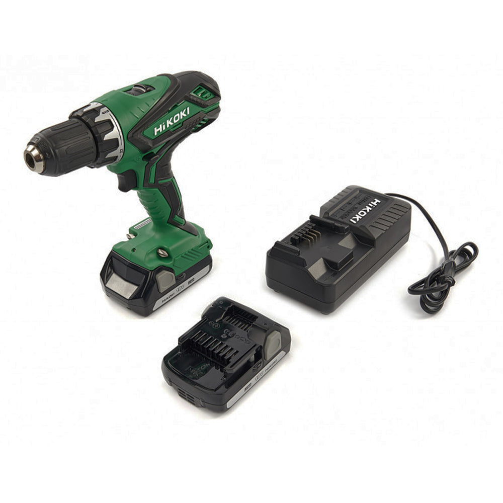 Sada náradia s aku vŕtačkou/šraubovákom Hikoki, 2 akumulátory 1.5 Ah a nabíjačka