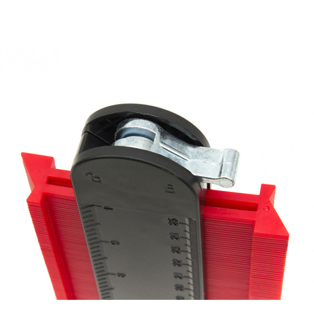 Magnetická šablóna na profily s vodováhou profesionálna 305 x 130 x 21 mm HBM