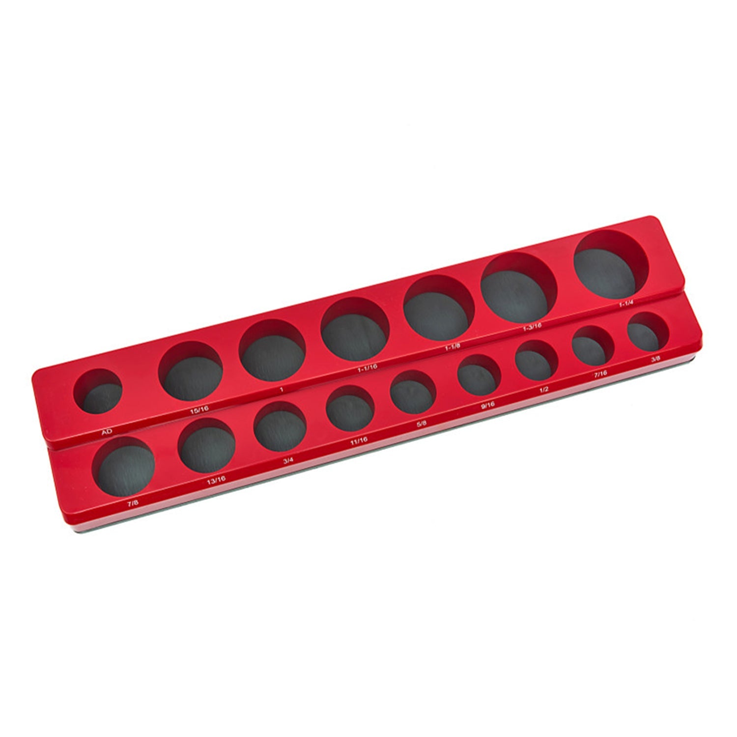 Magnetický držiak na nástrčné kľúče 3/8'', v palcoch, 16ks