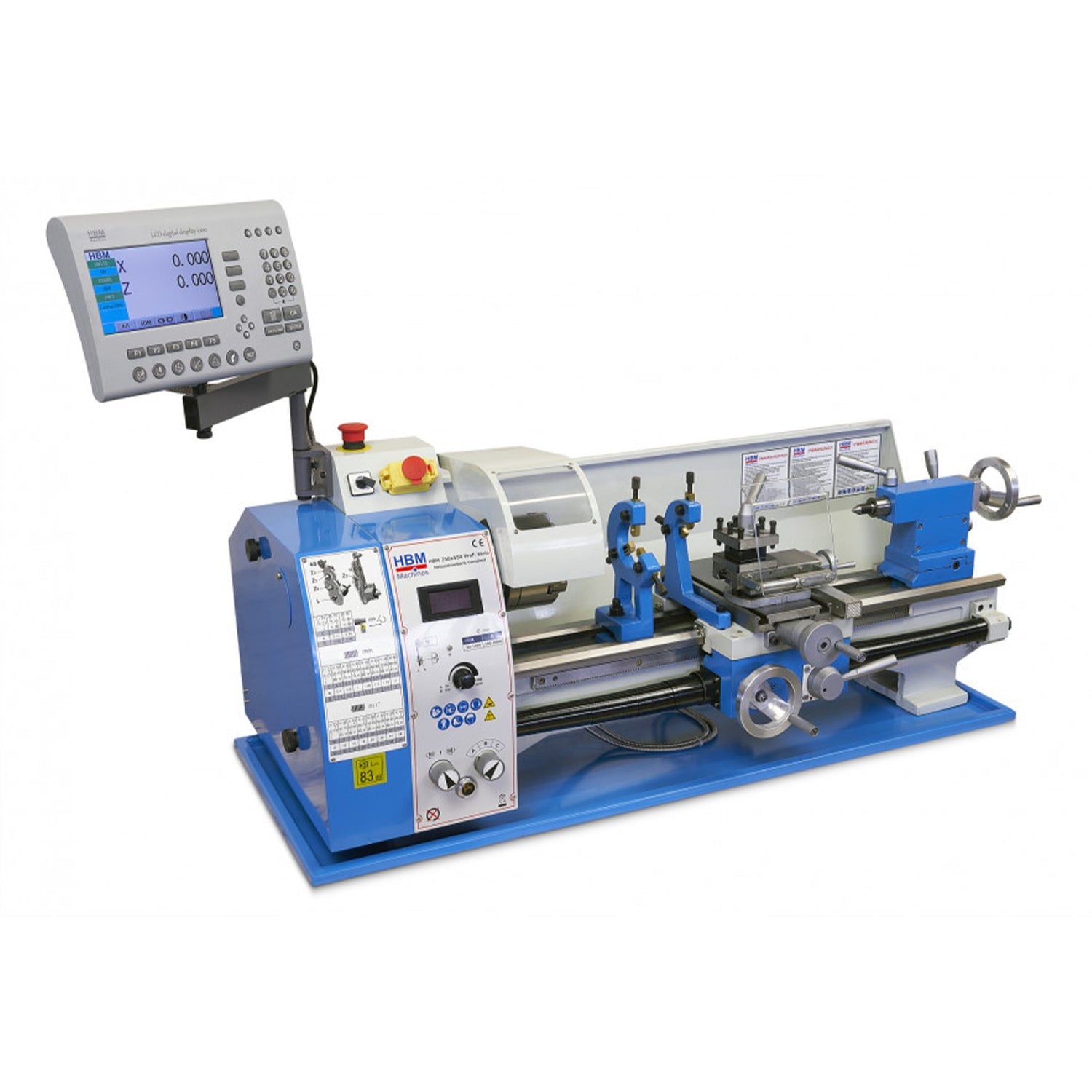 Sústruh na kov 250 x 550 vario s LCD dispejom