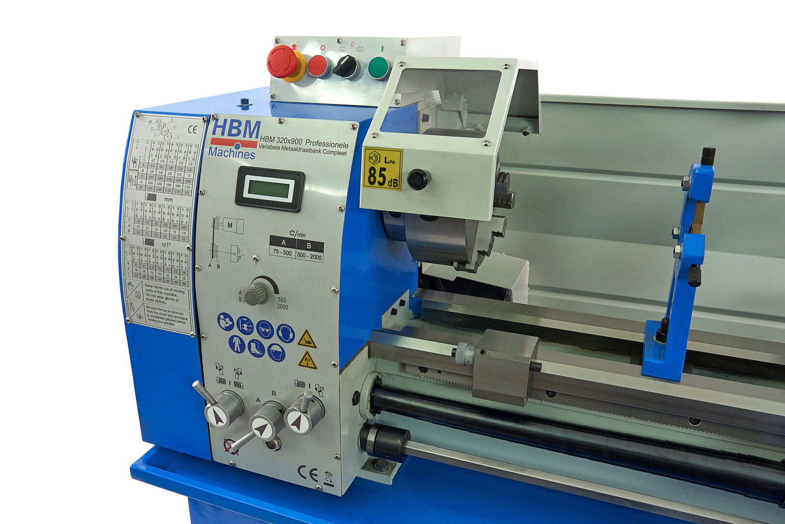 Profesionálny sústruh na kov 320 x 900 HBM