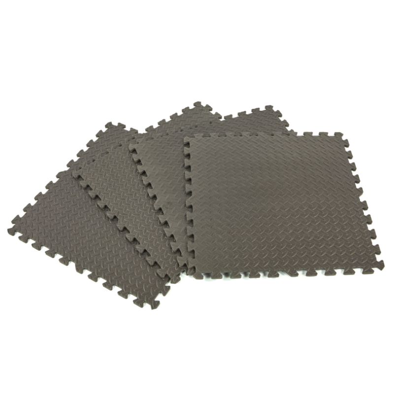 Sada 4 ochranných penových štvorcov na podlahu, typu puzzle, protišmykových, 60 x 60cm, HBM Machines Holandsko