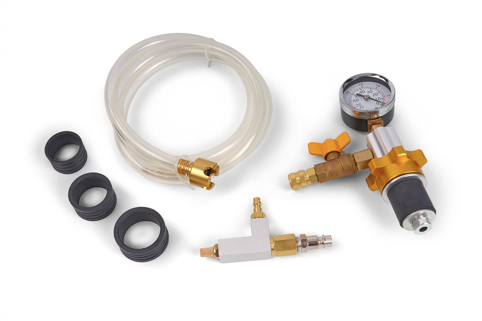 Sada na plnenie a testovanie únikov v chladiacom systéme auta