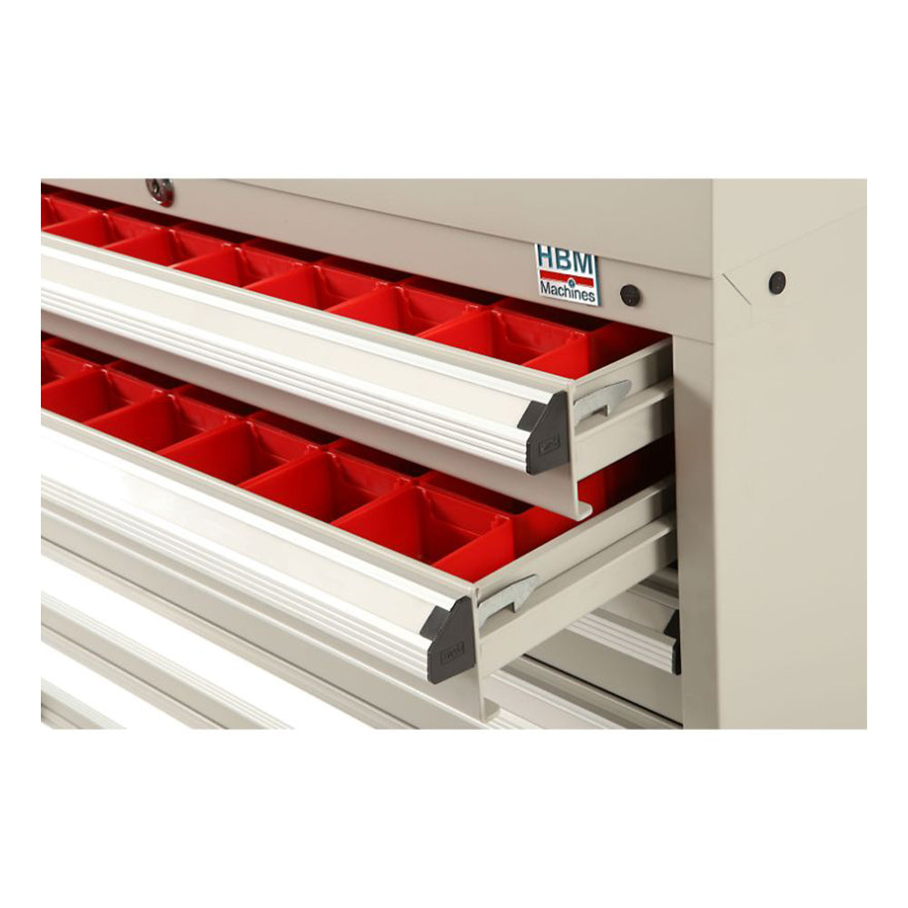 Dielenská skrinka na náradie profi s organizérom, 6 zásuviek 80 × 58 × 80cm HBM