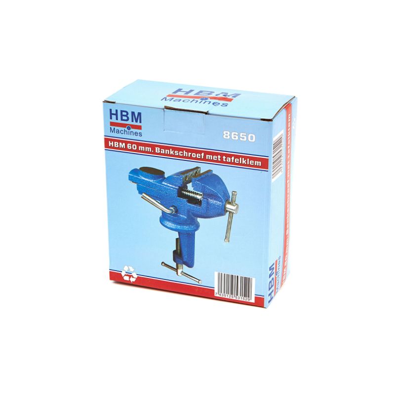 Otočný stolový zverák 60mm