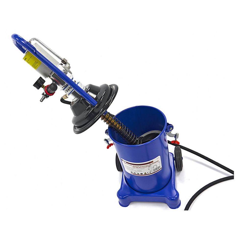 Prenosný pneumatický mazací lis - maznica 12l, 300 - 400bar HBM Machines Holandsko