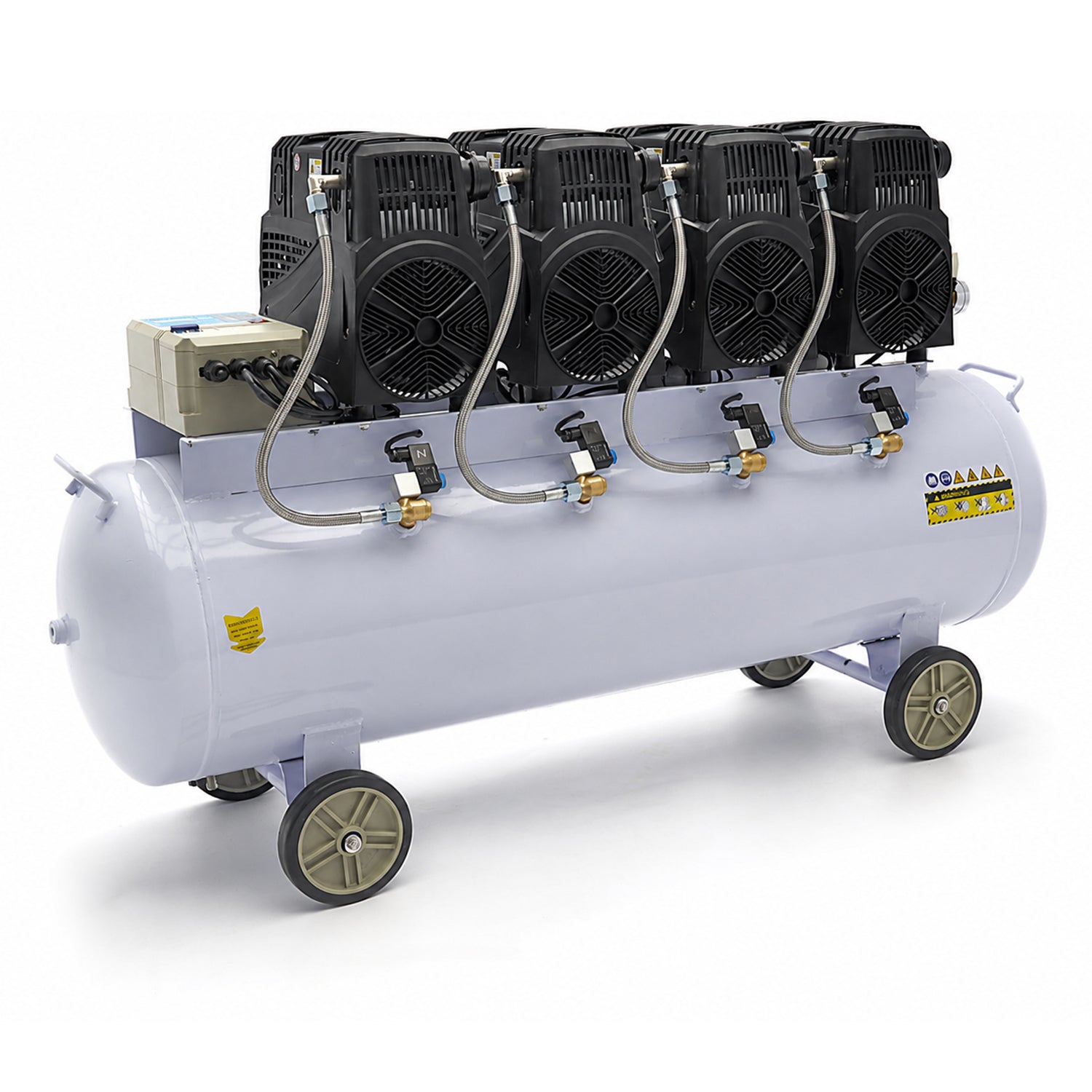 Tichý bezolejový kompresor 200l 8hp HBM Machines Holandsko