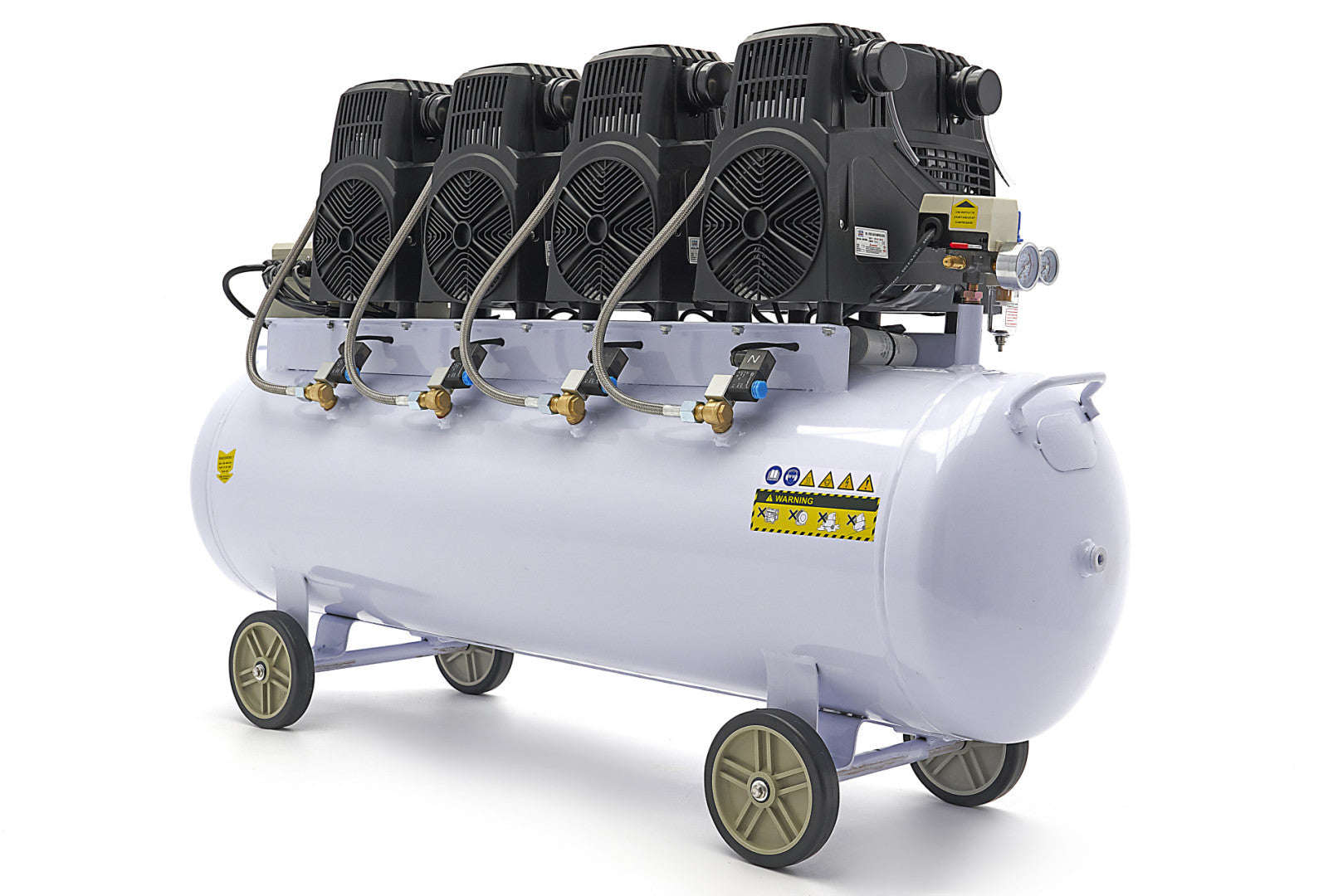 Tichý bezolejový kompresor s nízkou hlučnosťou 200l 8hp HBM Machines Holandsko