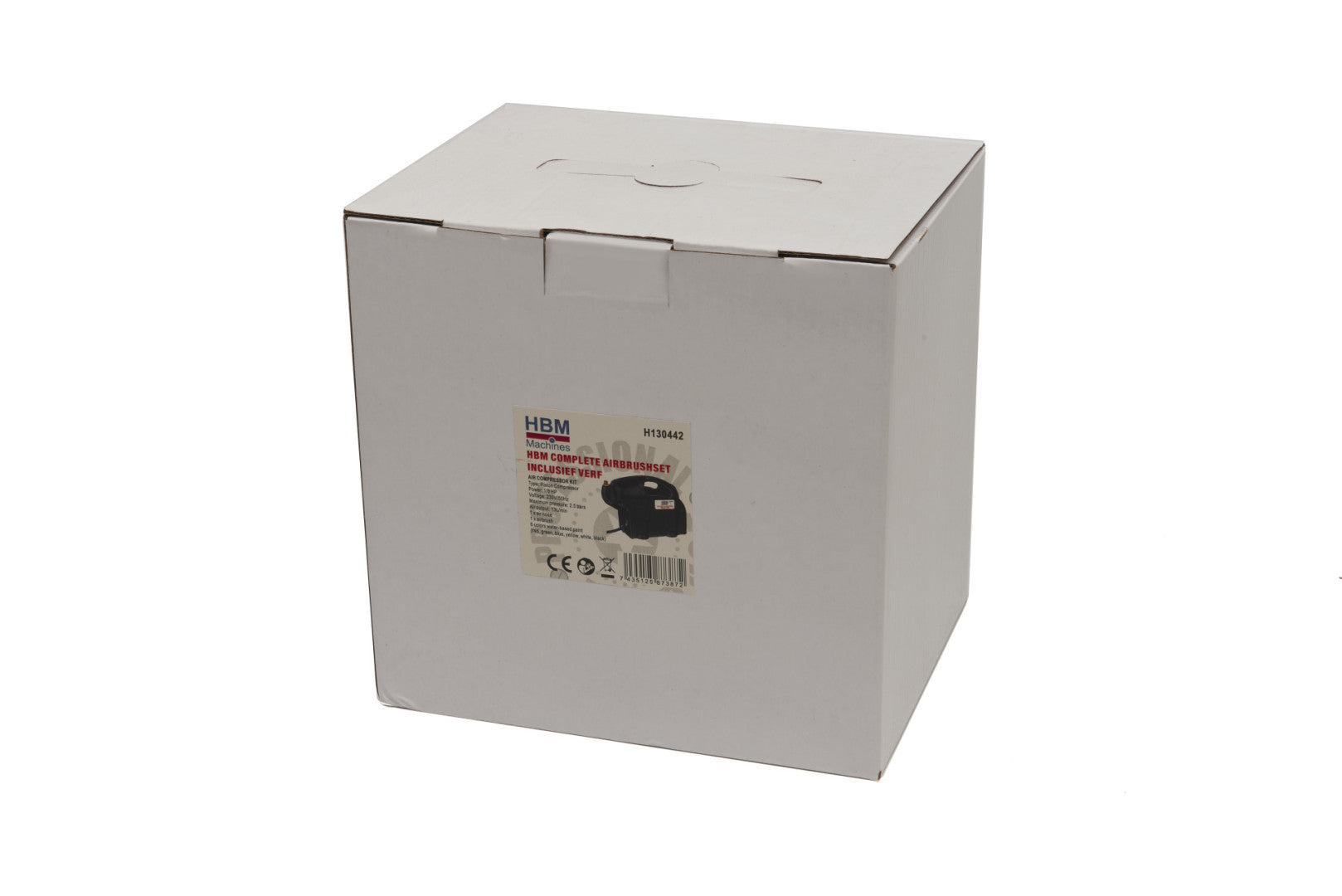 Sada na airbrush s kompresorom, pištoľou a farbou