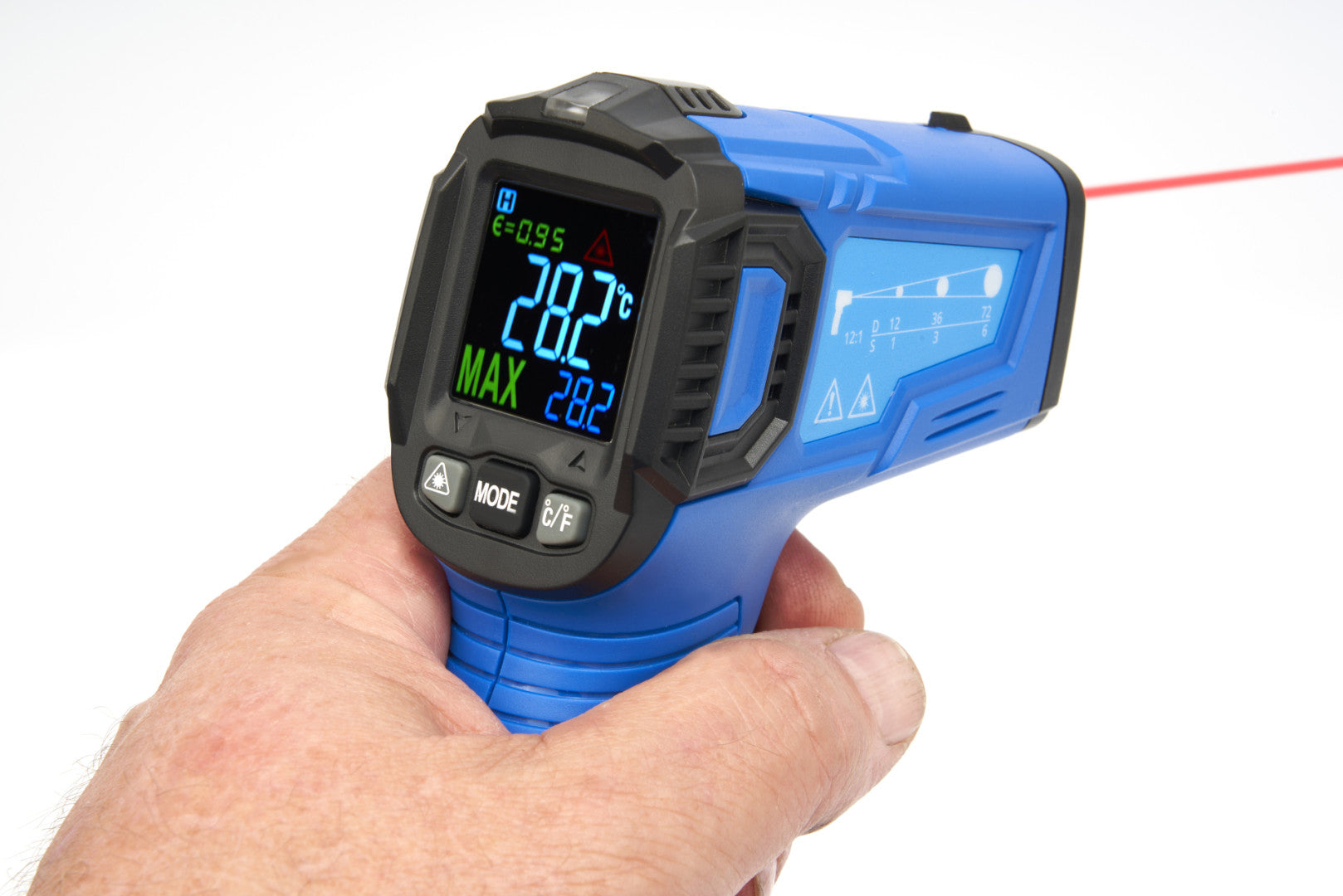 Digitálny infračervený teplomer -50° / +380° model 2