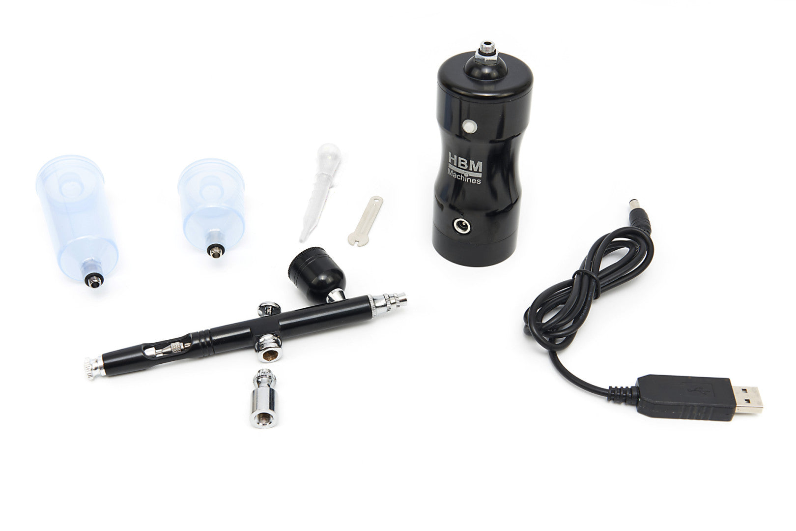 Prenosná airbrush pištoľ s akumulátorom hbm machines holandsko