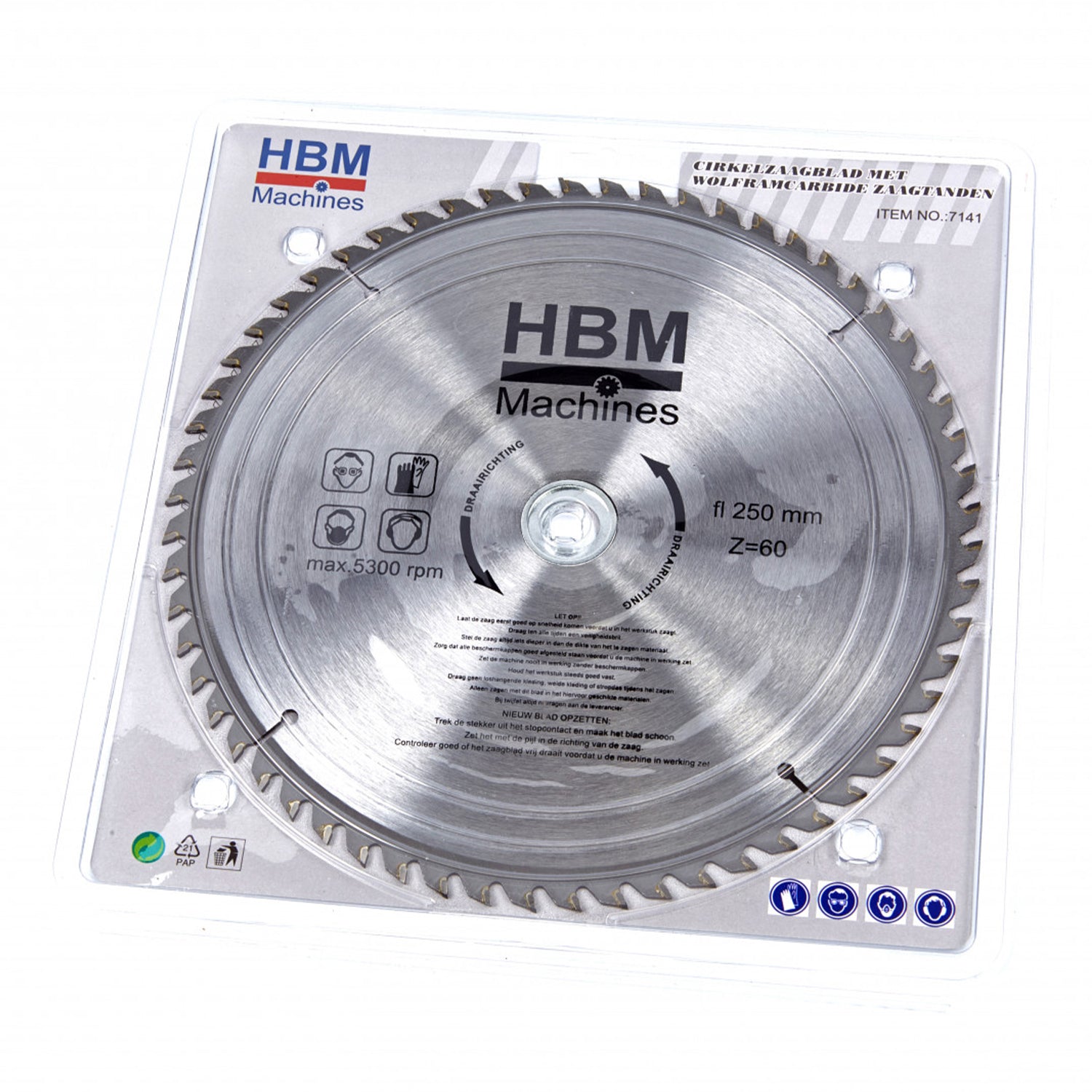Pílový kotúč 250 mm, 80 zubov HBM