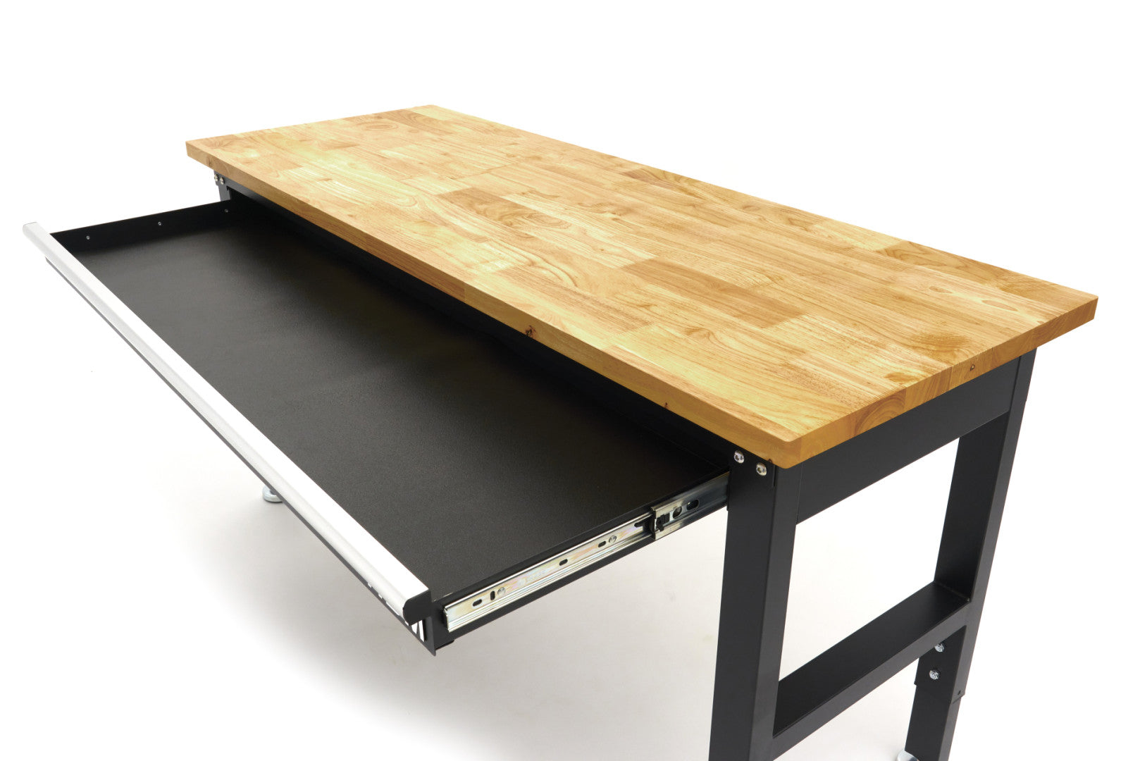 Výškovo nastaviteľný pracovný stôl s drevenou doskou 152cm HBM Machines