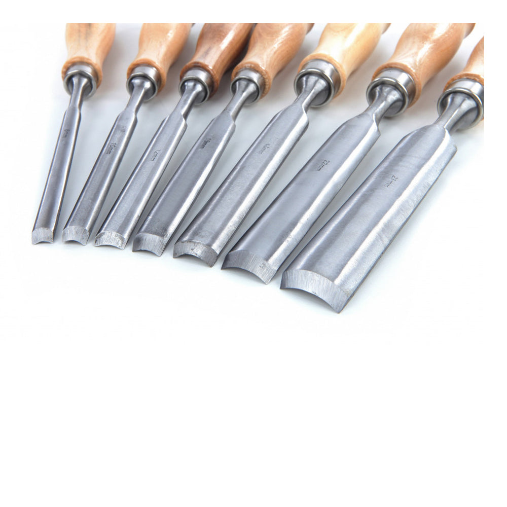 Sada 7 sekáčov - dlát do dreva, 300mm HBM