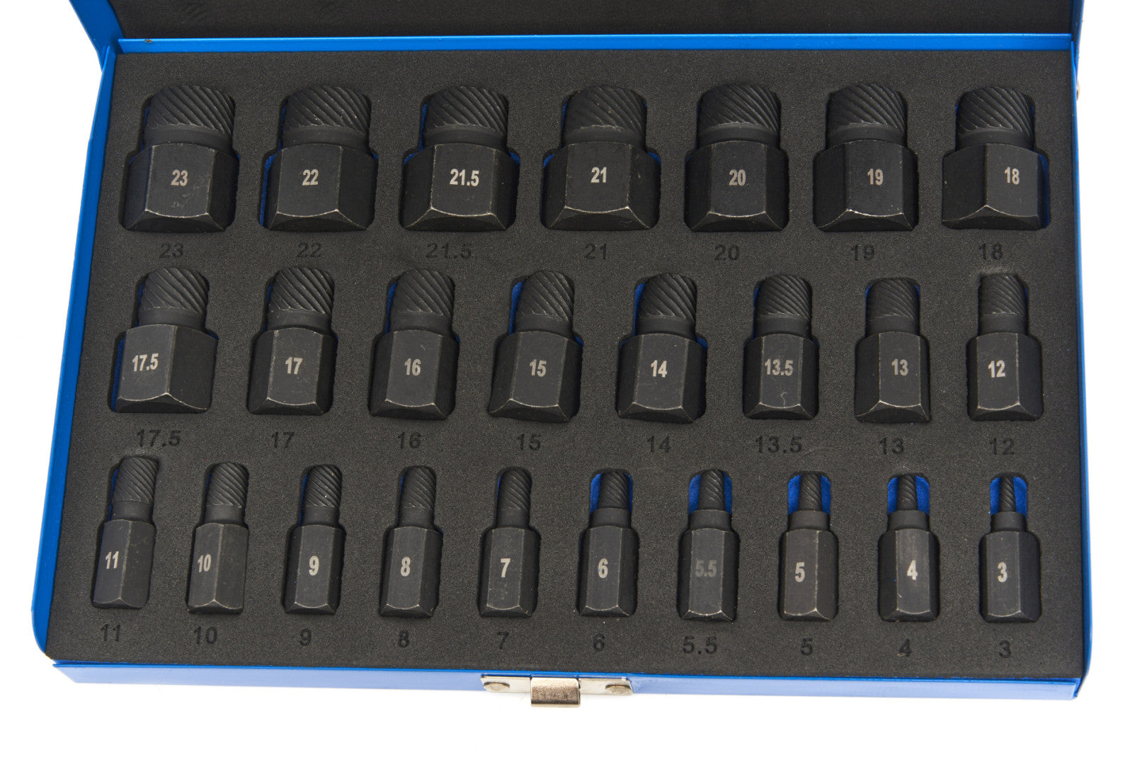 Súprava vyťahovákov na poškodené a zlomené skrutky 25ks HBM