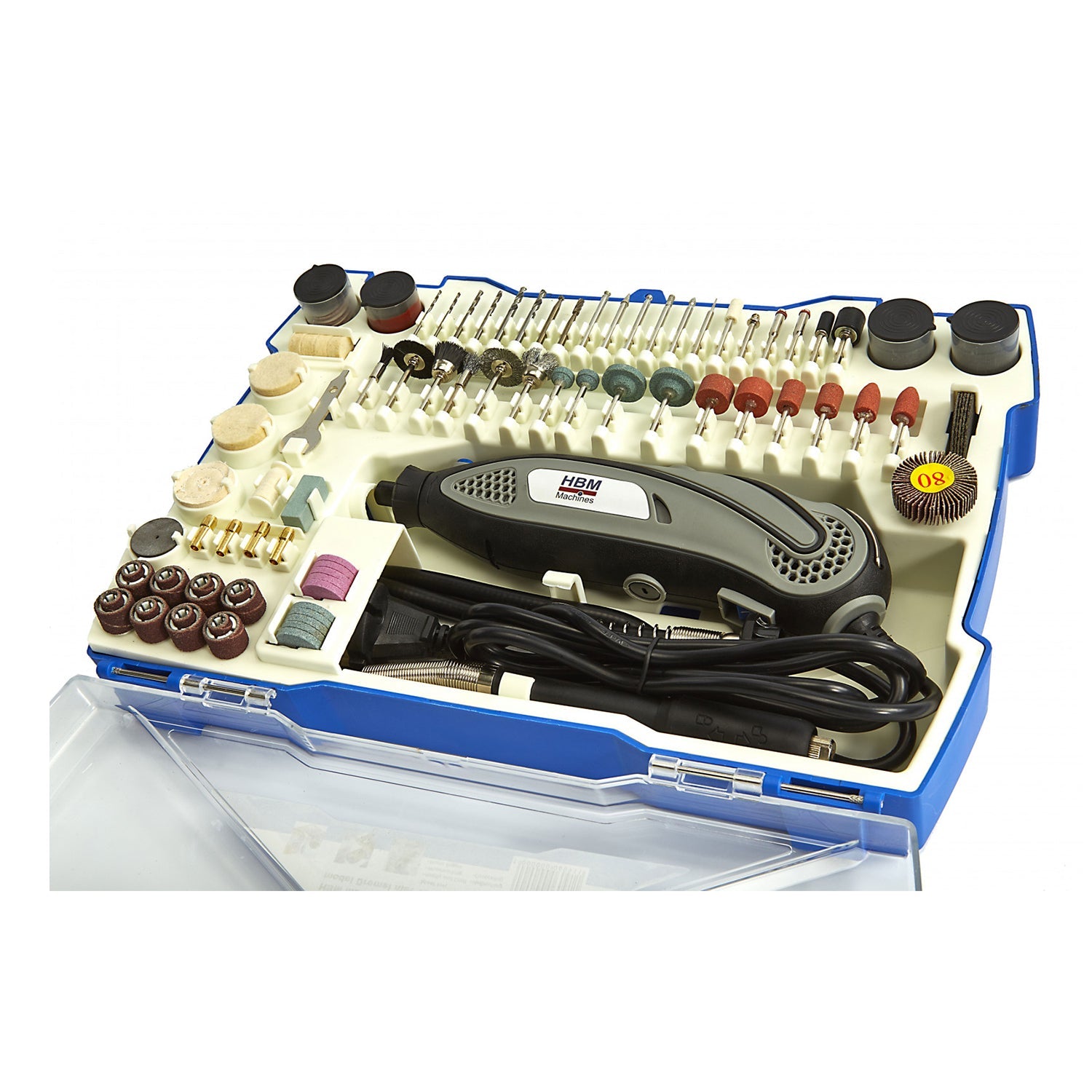 Sada mini brúsky s príslušenstvom 190 kusov hbm