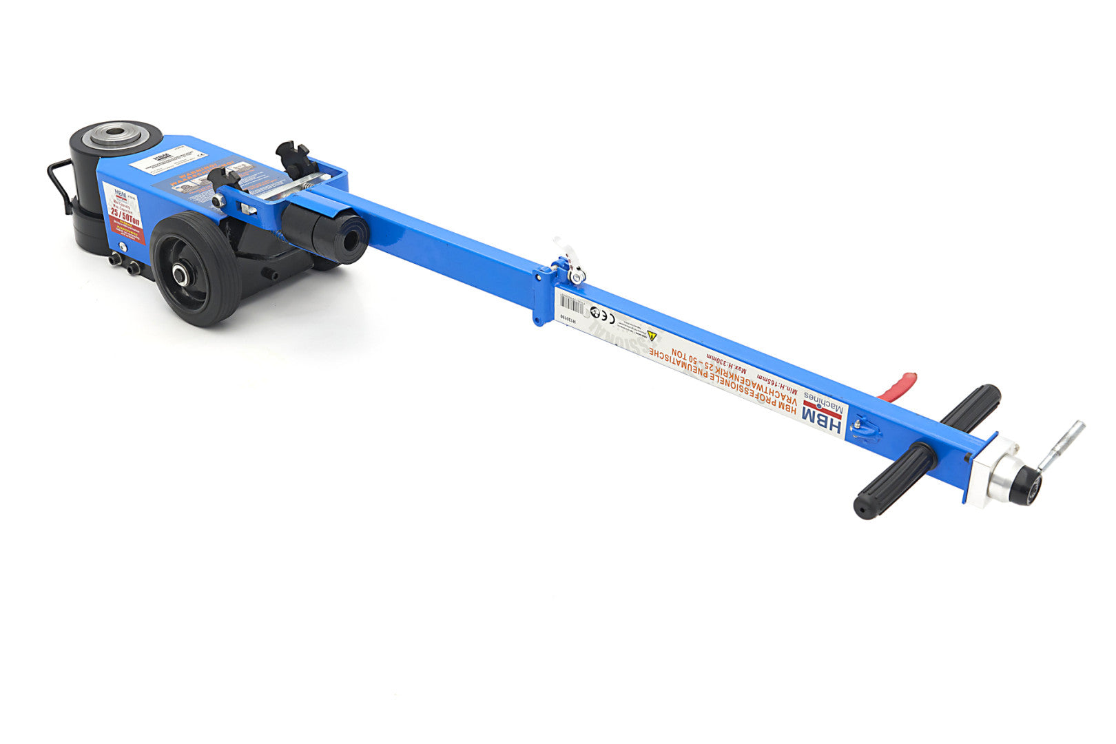 Profesionálny hydraulicko-pneumatický zdvihák 25 - 50t HBM