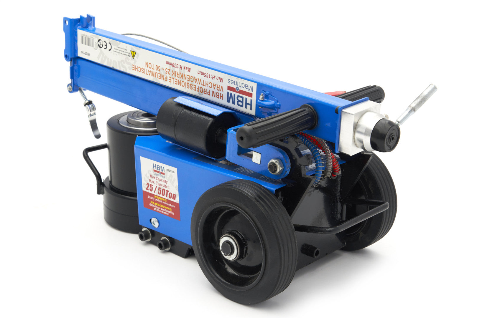 Profesionálny hydraulicko-pneumatický zdvihák 25 - 50t HBM