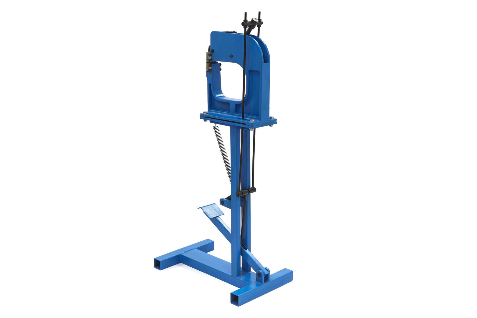 Stroj na spájanie a napínanie kovu so stojanom hbm