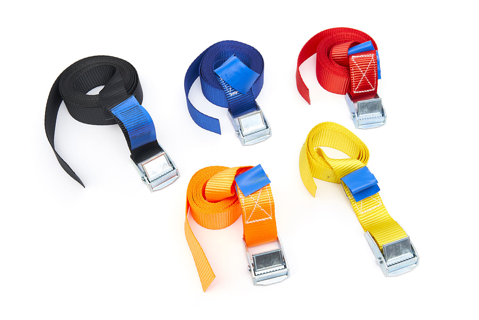 Sada upínacích popruhov s prítlačnou sponou 40 kusov hbm