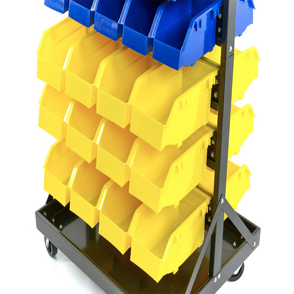 Mobilný organizér s 90 úložnými boxami